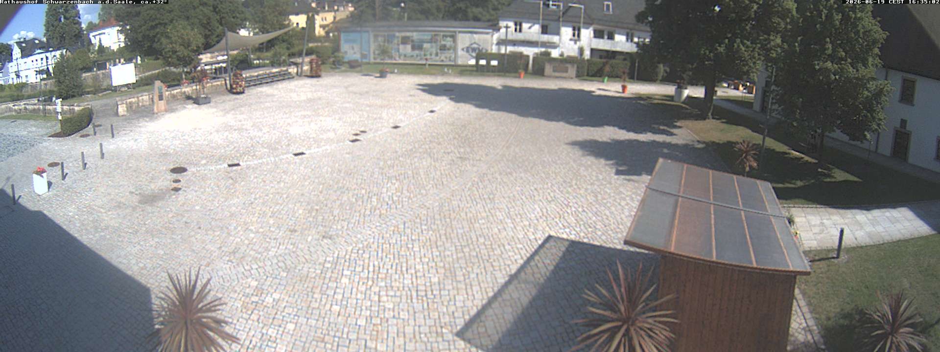 Archiv Foto Webcam Schwarzenbach an der Saale Rathaushof