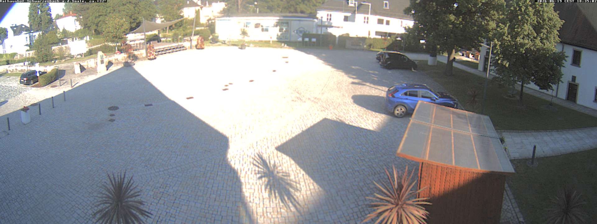 Archiv Foto Webcam Schwarzenbach an der Saale Rathaushof