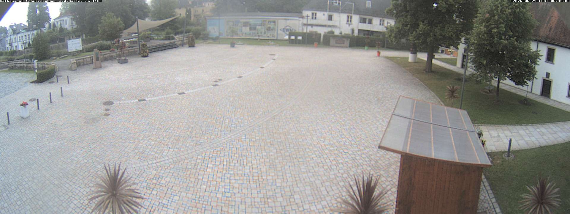 Archiv Foto Webcam Schwarzenbach an der Saale Rathaushof