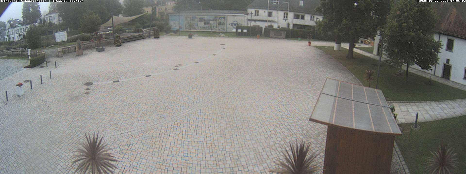 Archiv Foto Webcam Schwarzenbach an der Saale Rathaushof