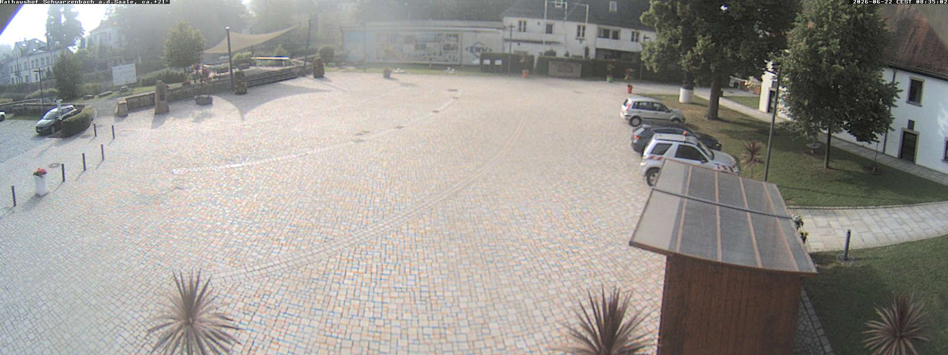 Archiv Foto Webcam Schwarzenbach an der Saale Rathaushof