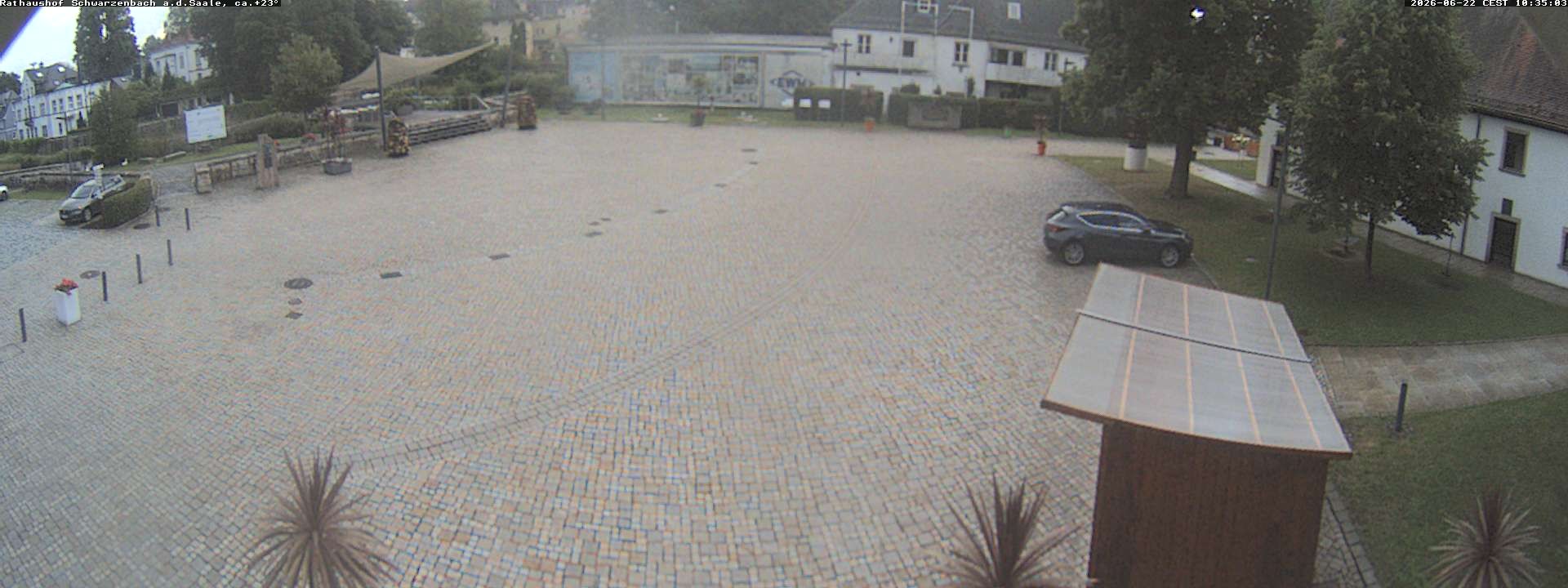 Archiv Foto Webcam Schwarzenbach an der Saale Rathaushof