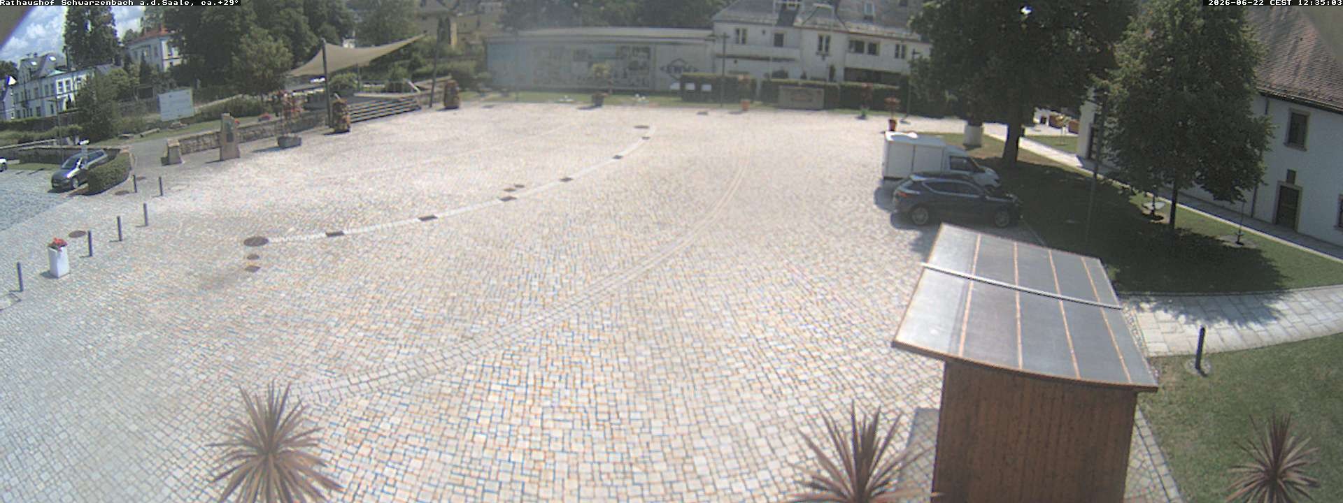 Archiv Foto Webcam Schwarzenbach an der Saale Rathaushof
