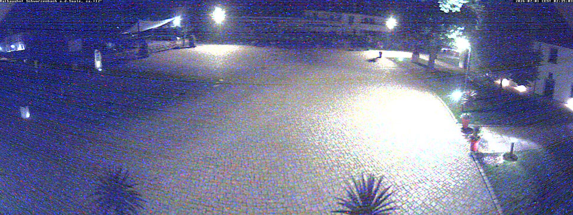Archiv Foto Webcam Schwarzenbach an der Saale Rathaushof