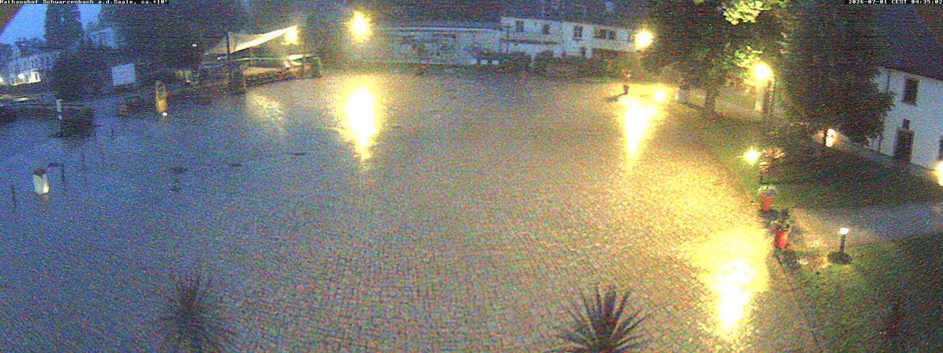 Archiv Foto Webcam Schwarzenbach an der Saale Rathaushof