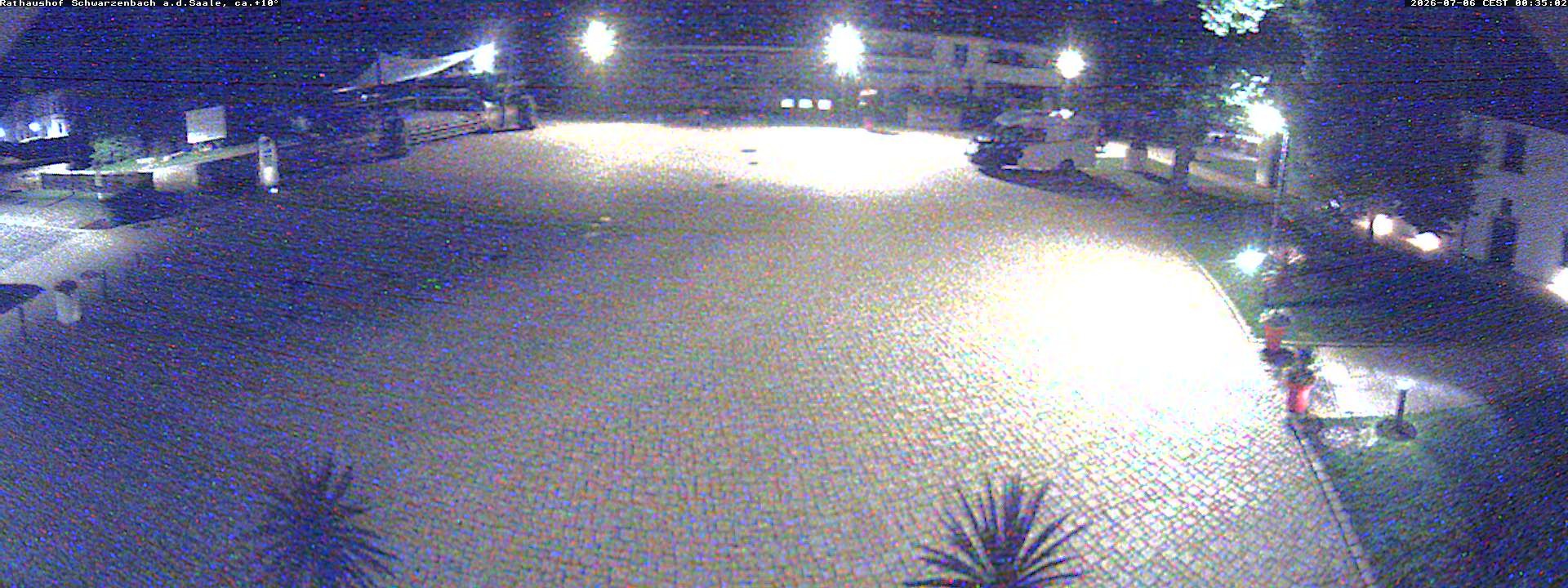 Archiv Foto Webcam Schwarzenbach an der Saale Rathaushof