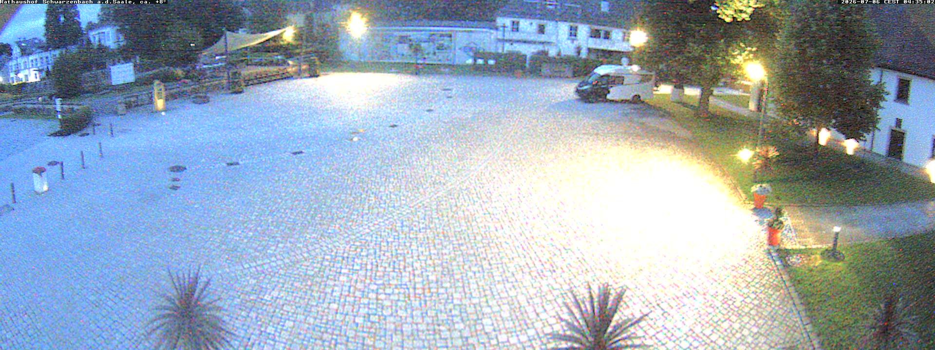 Archiv Foto Webcam Schwarzenbach an der Saale Rathaushof