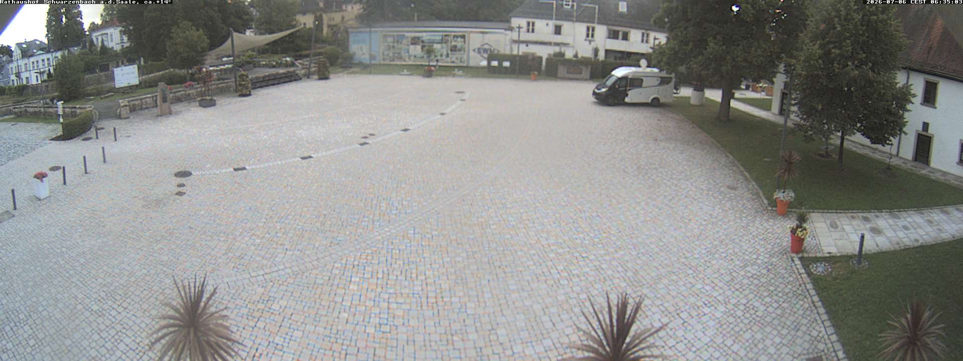 Archiv Foto Webcam Schwarzenbach an der Saale Rathaushof