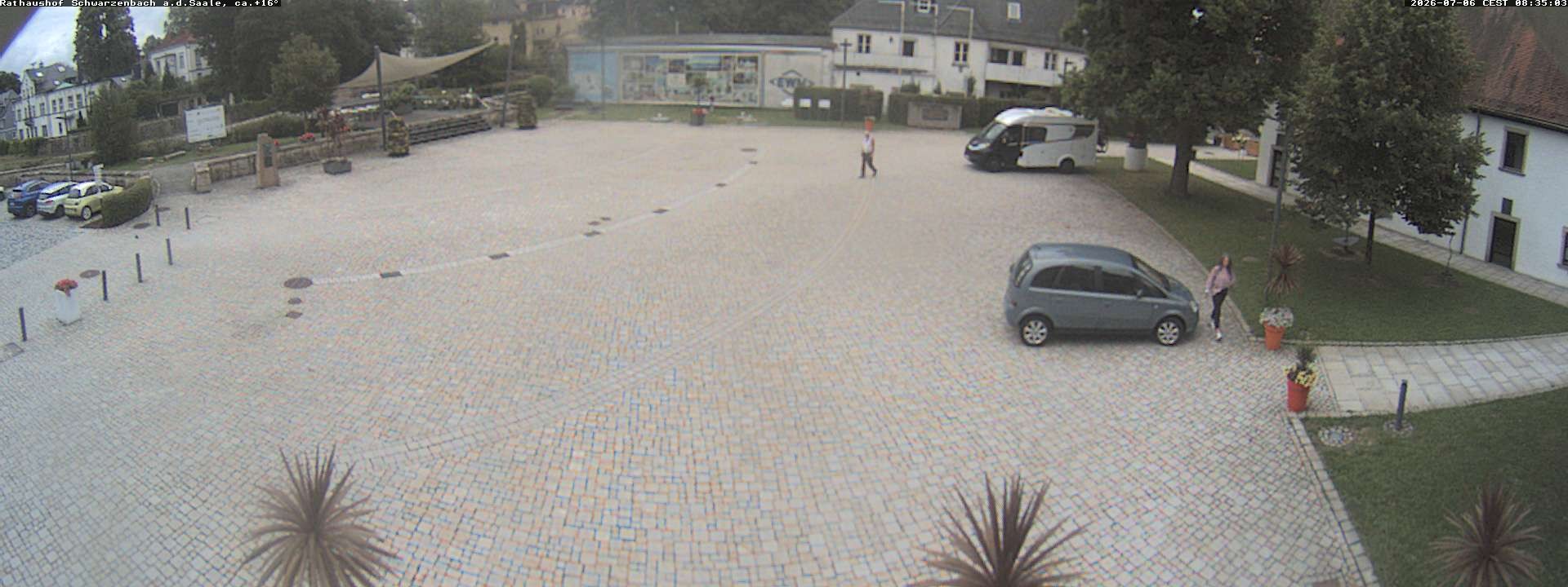 Archiv Foto Webcam Schwarzenbach an der Saale Rathaushof