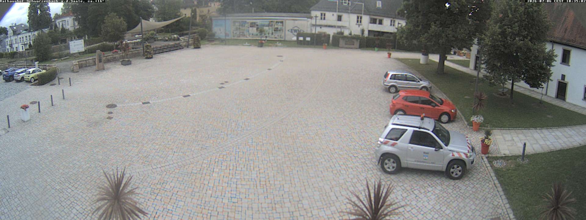 Archiv Foto Webcam Schwarzenbach an der Saale Rathaushof