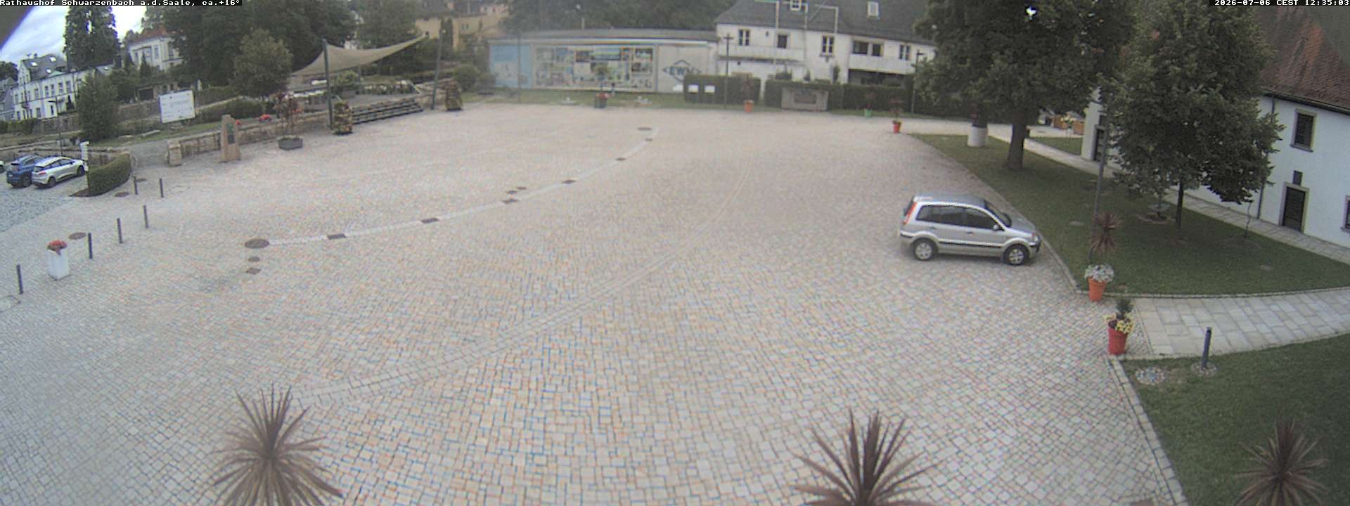 Archiv Foto Webcam Schwarzenbach an der Saale Rathaushof