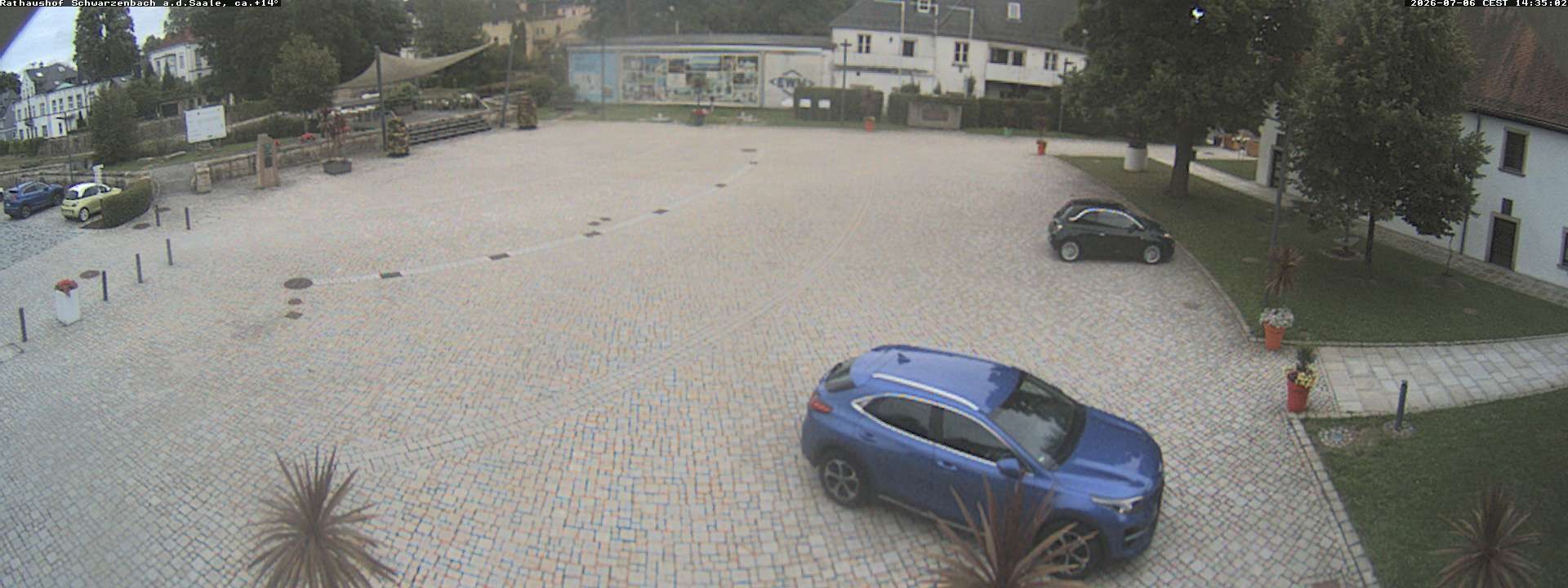 Archiv Foto Webcam Schwarzenbach an der Saale Rathaushof