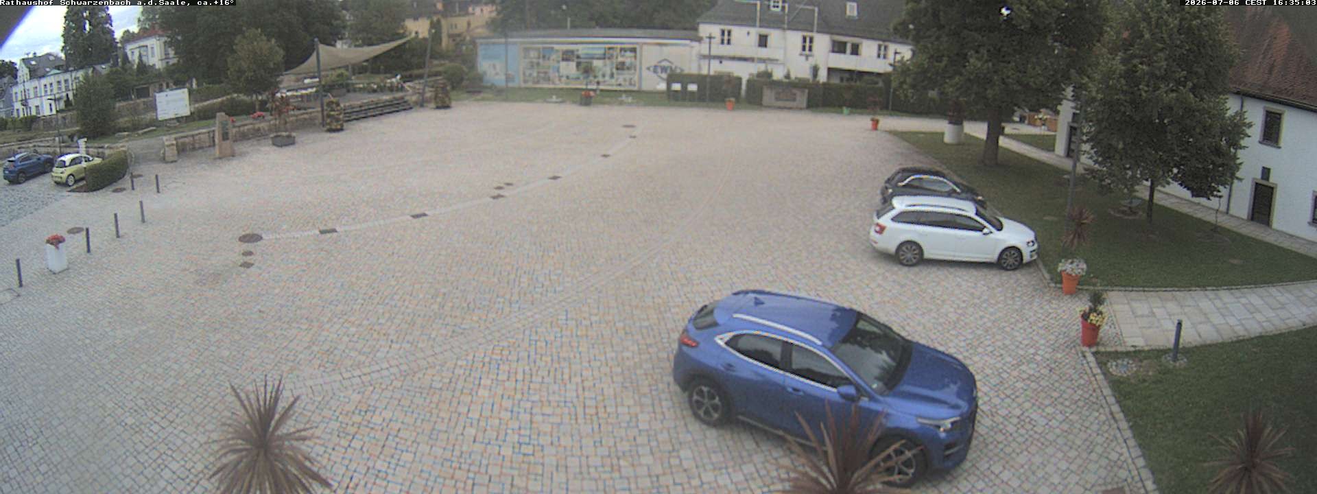 Archiv Foto Webcam Schwarzenbach an der Saale Rathaushof