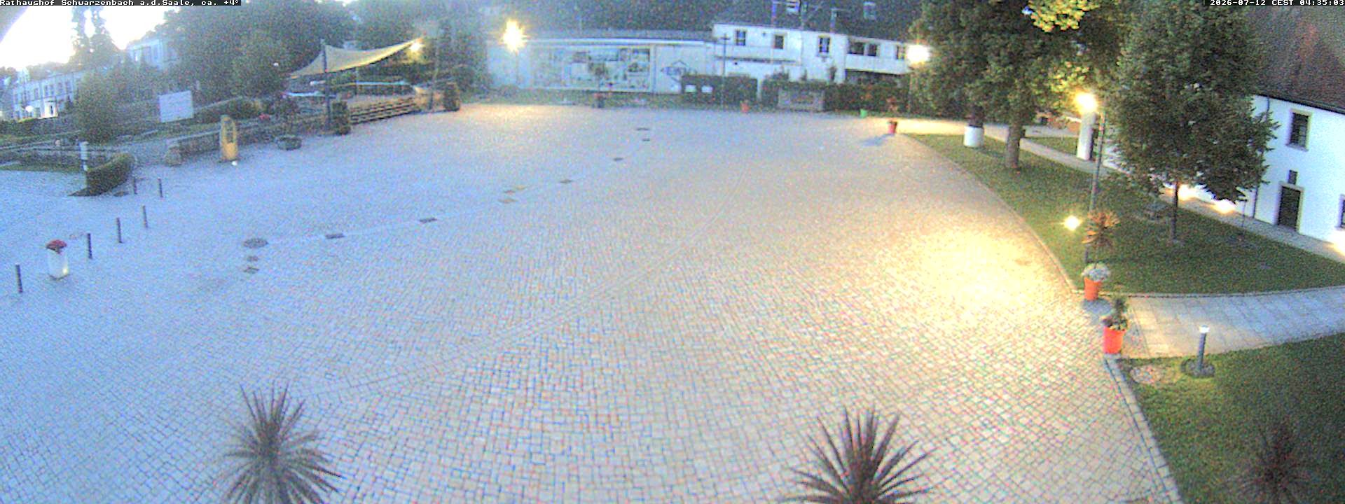 Archiv Foto Webcam Schwarzenbach an der Saale Rathaushof