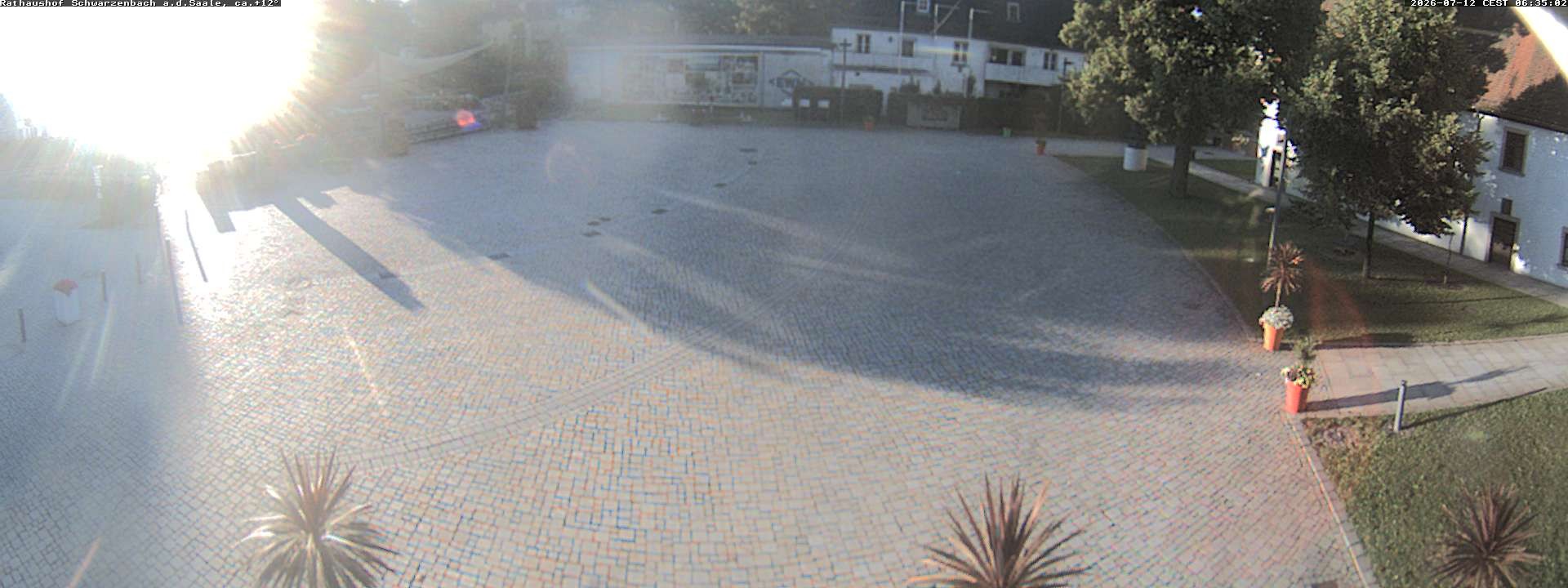 Archiv Foto Webcam Schwarzenbach an der Saale Rathaushof