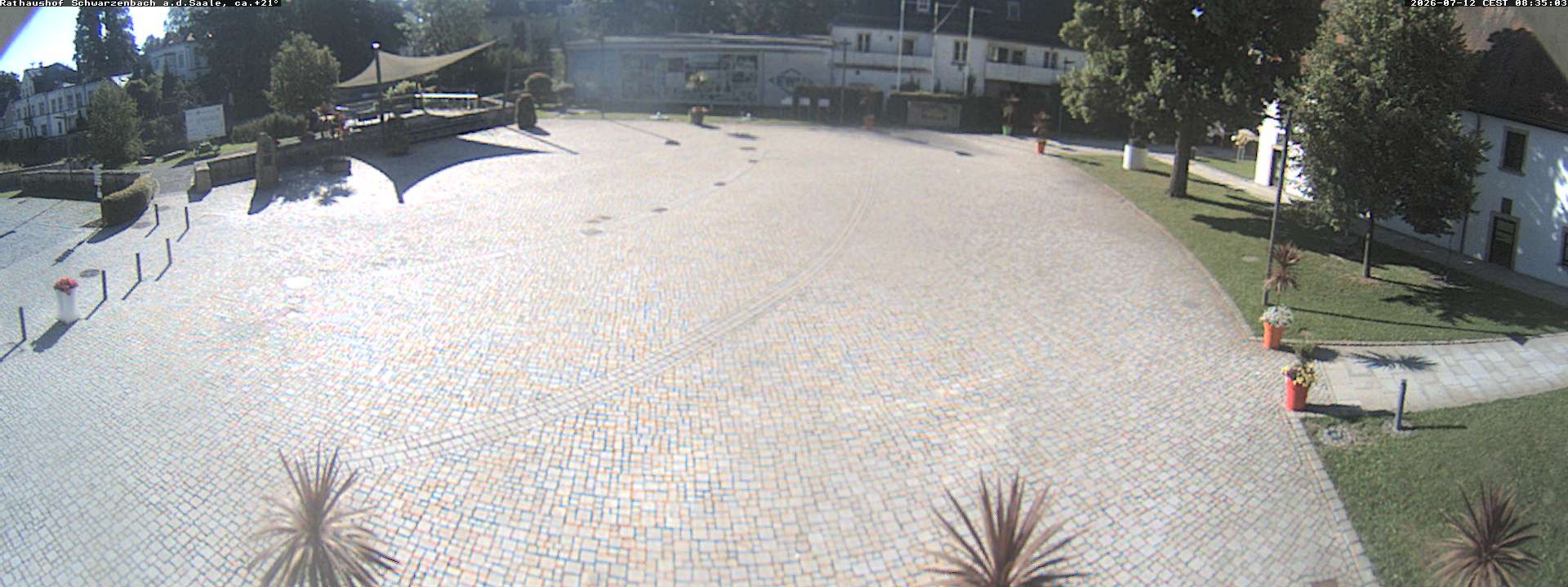 Archiv Foto Webcam Schwarzenbach an der Saale Rathaushof