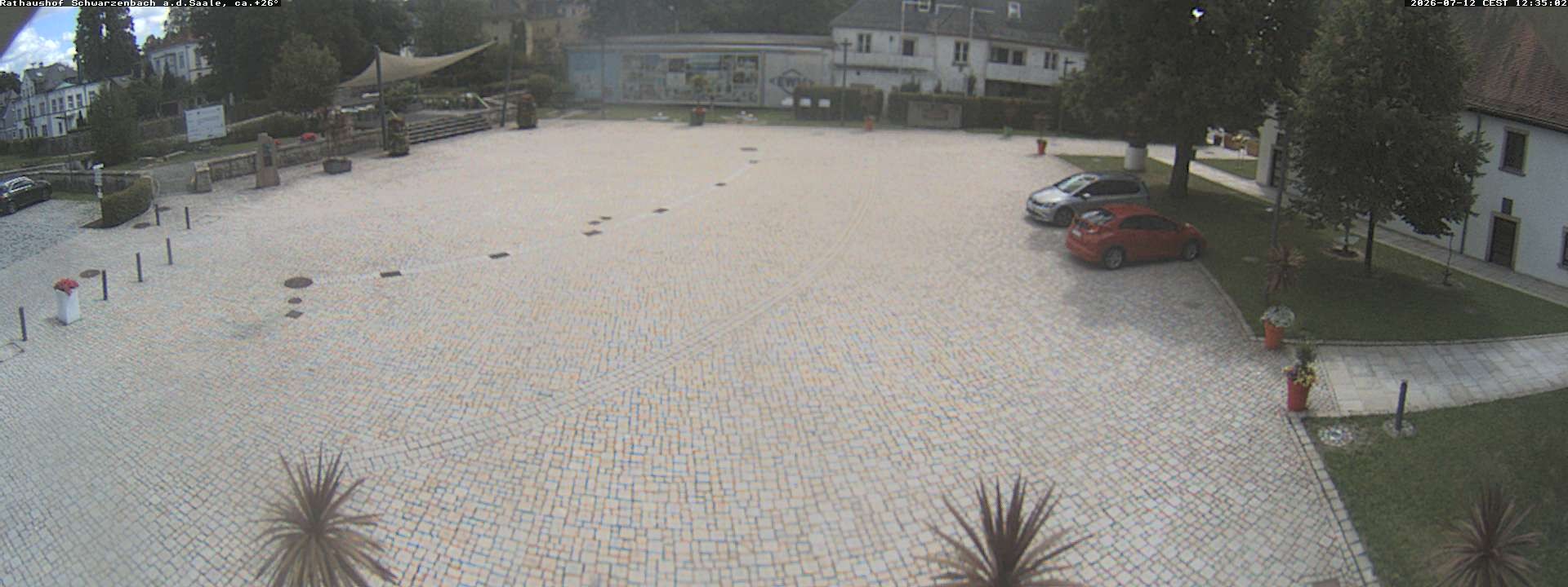 Archiv Foto Webcam Schwarzenbach an der Saale Rathaushof
