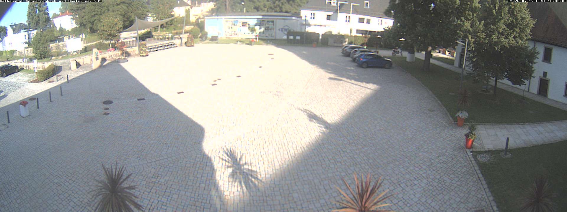 Archiv Foto Webcam Schwarzenbach an der Saale Rathaushof