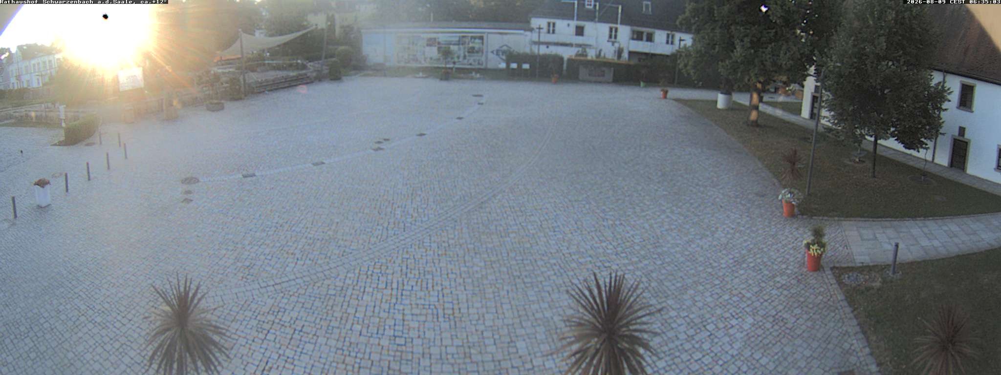 Archiv Foto Webcam Schwarzenbach an der Saale Rathaushof