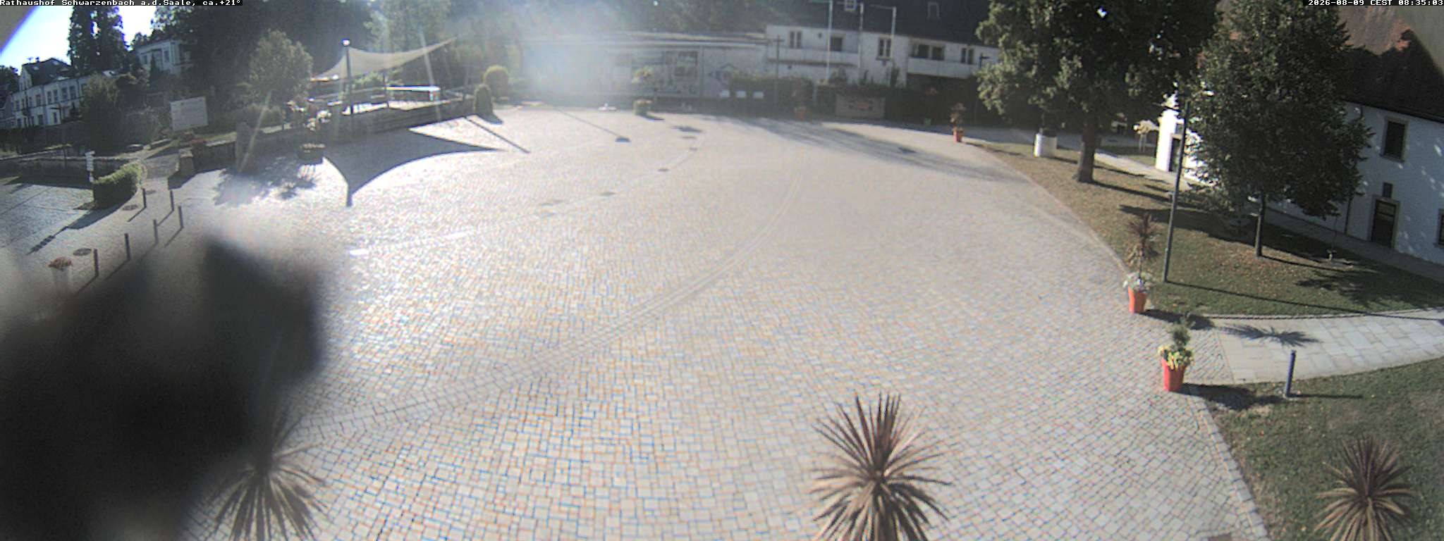 Archiv Foto Webcam Schwarzenbach an der Saale Rathaushof