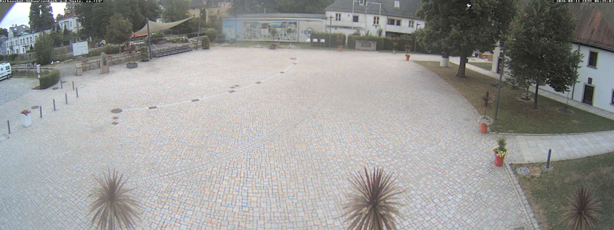 Archiv Foto Webcam Schwarzenbach an der Saale Rathaushof