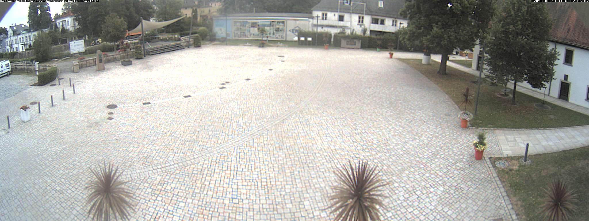 Archiv Foto Webcam Schwarzenbach an der Saale Rathaushof