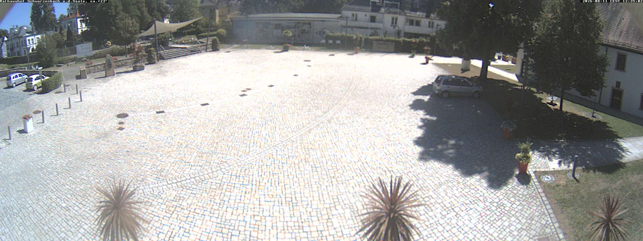 Archiv Foto Webcam Schwarzenbach an der Saale Rathaushof