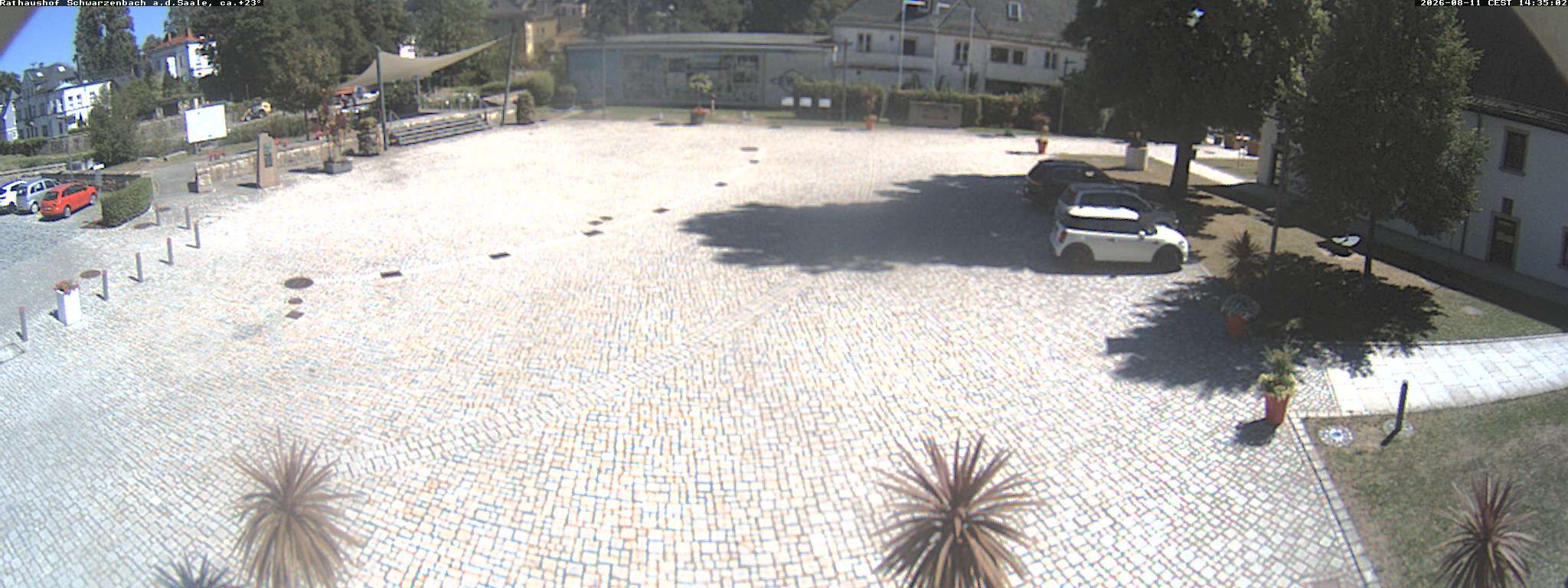 Archiv Foto Webcam Schwarzenbach an der Saale Rathaushof