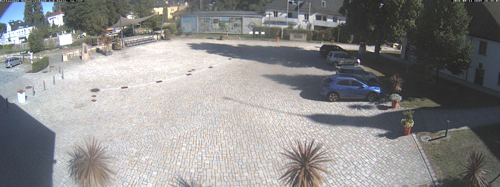 Archiv Foto Webcam Schwarzenbach an der Saale Rathaushof