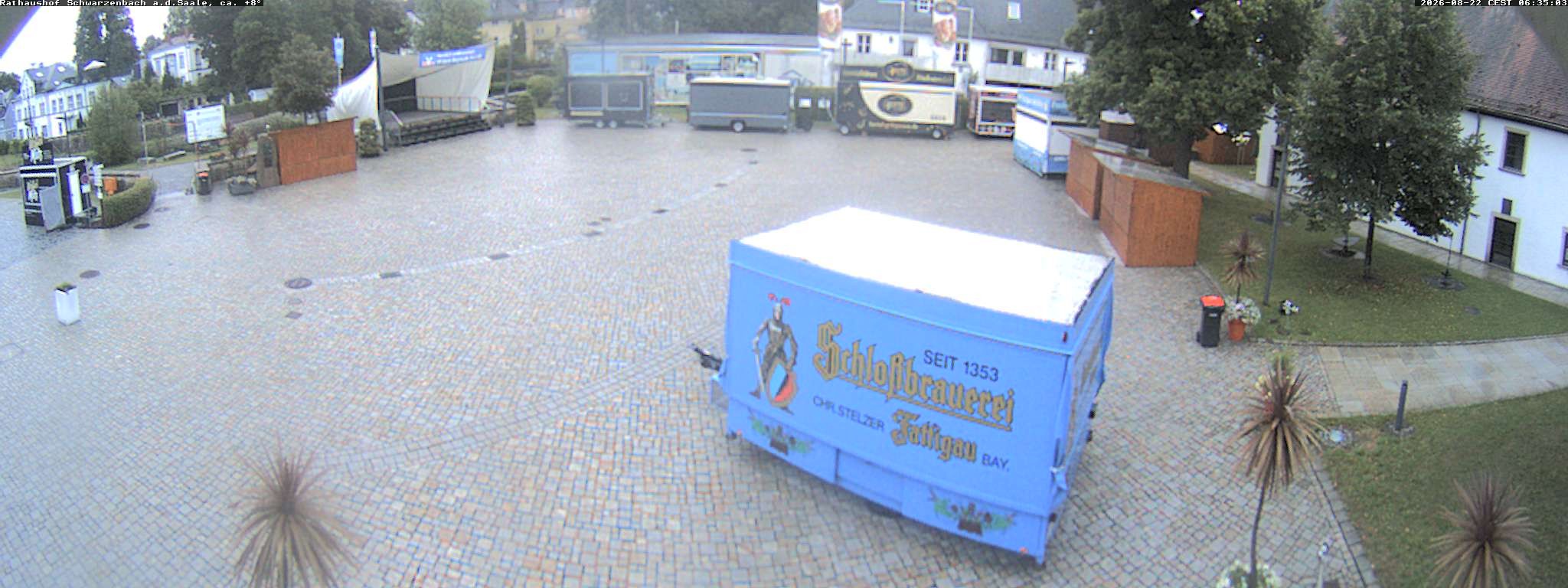 Archiv Foto Webcam Schwarzenbach an der Saale Rathaushof