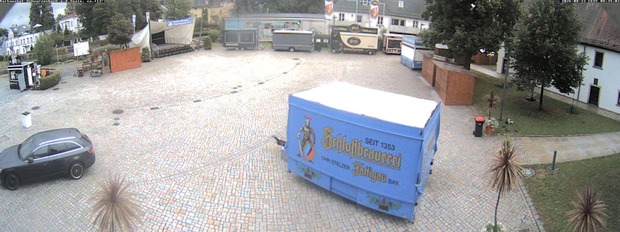 Archiv Foto Webcam Schwarzenbach an der Saale Rathaushof