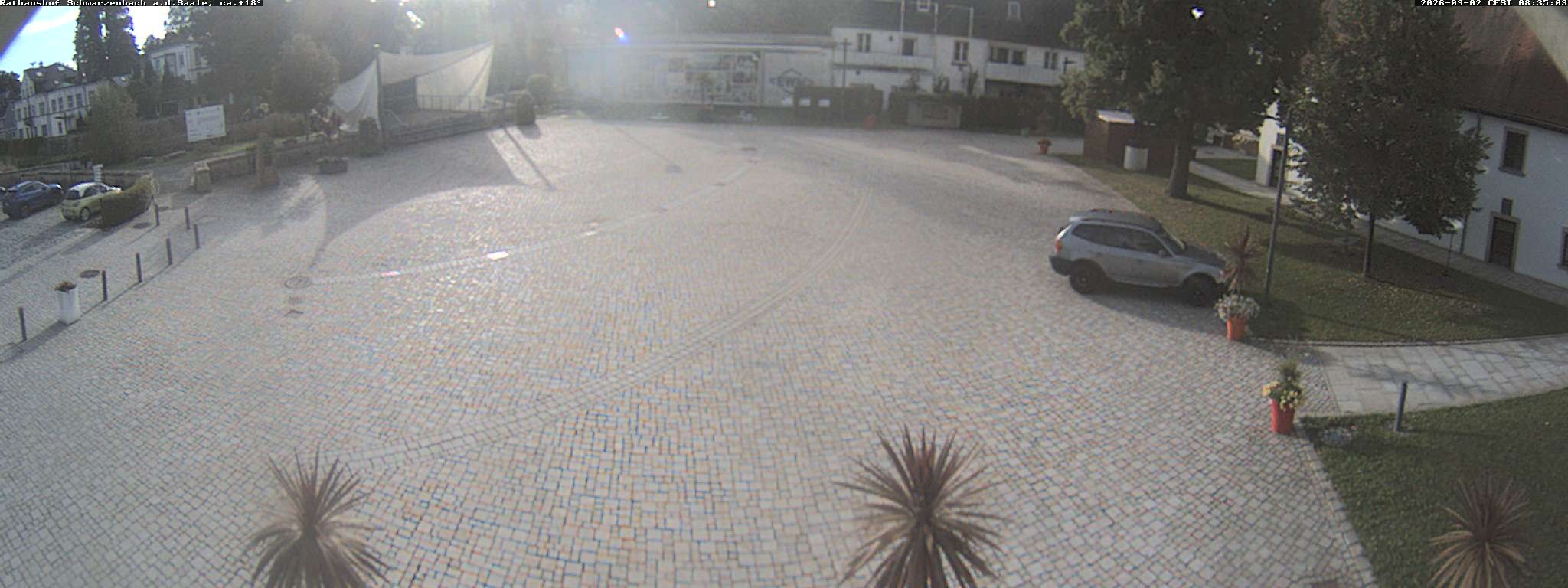 Archiv Foto Webcam Schwarzenbach an der Saale Rathaushof