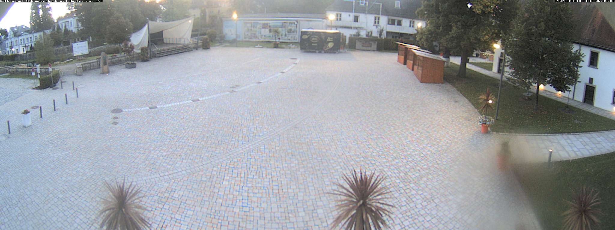 Archiv Foto Webcam Schwarzenbach an der Saale Rathaushof