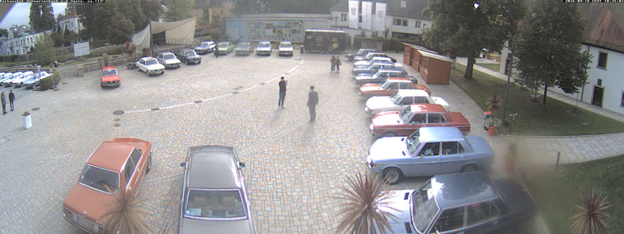 Archiv Foto Webcam Schwarzenbach an der Saale Rathaushof