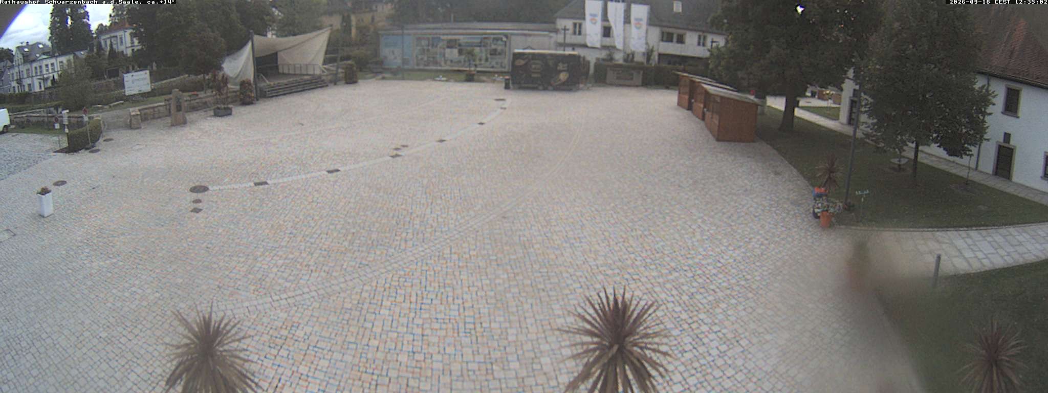 Archiv Foto Webcam Schwarzenbach an der Saale Rathaushof