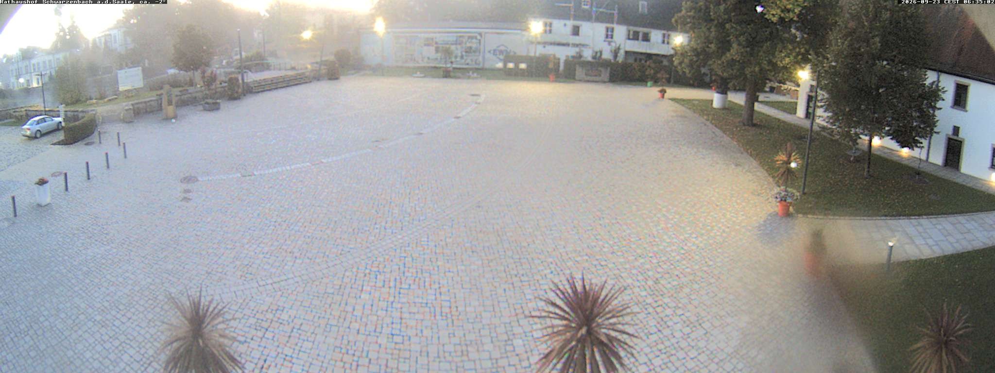 Archiv Foto Webcam Schwarzenbach an der Saale Rathaushof