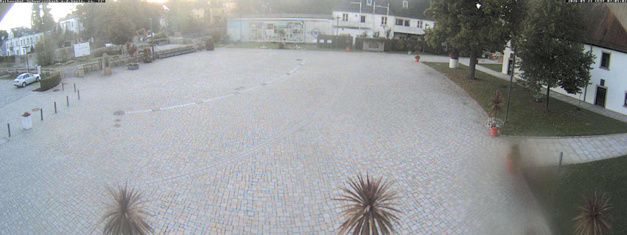 Archiv Foto Webcam Schwarzenbach an der Saale Rathaushof