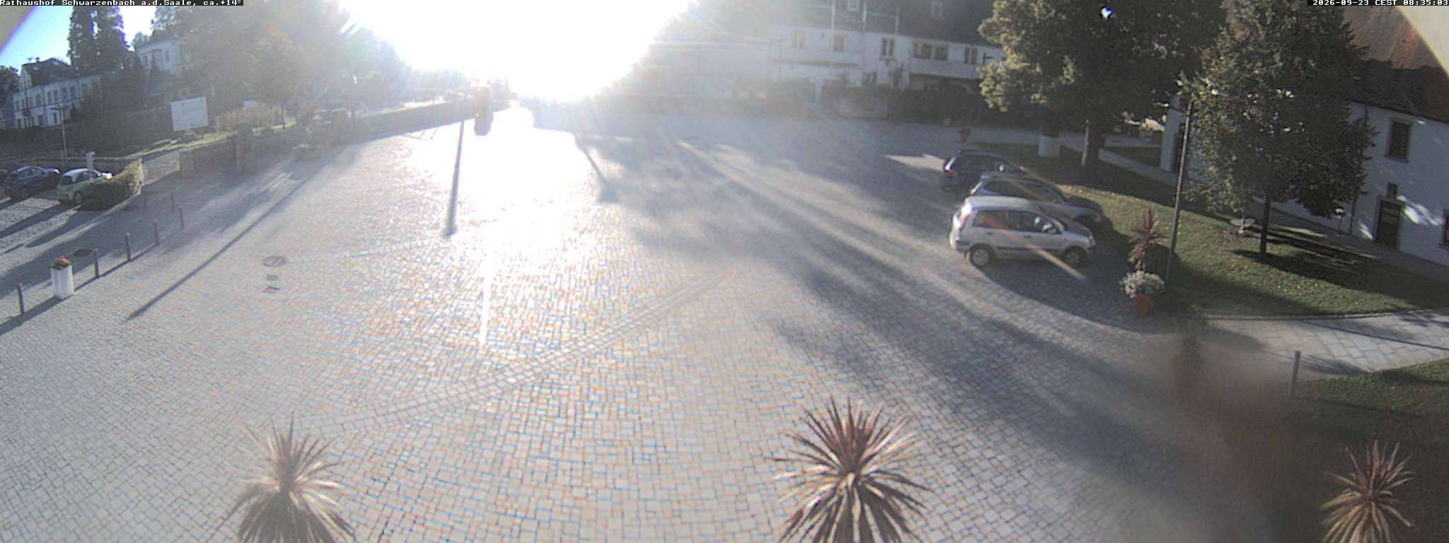 Archiv Foto Webcam Schwarzenbach an der Saale Rathaushof