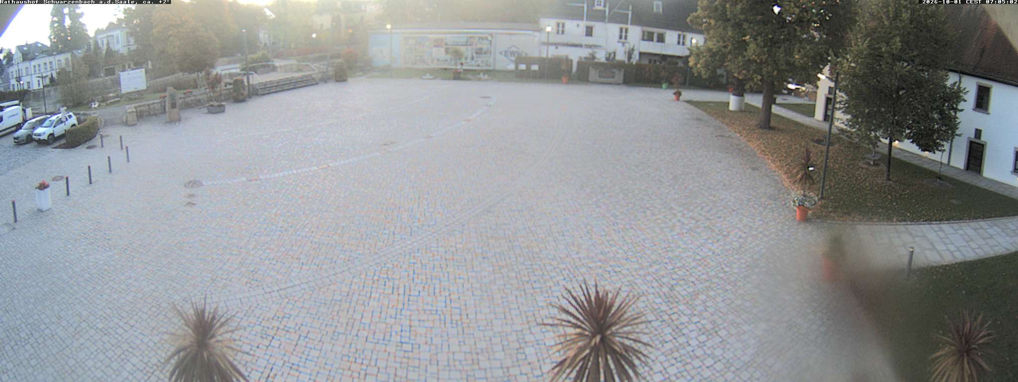 Archiv Foto Webcam Schwarzenbach an der Saale Rathaushof