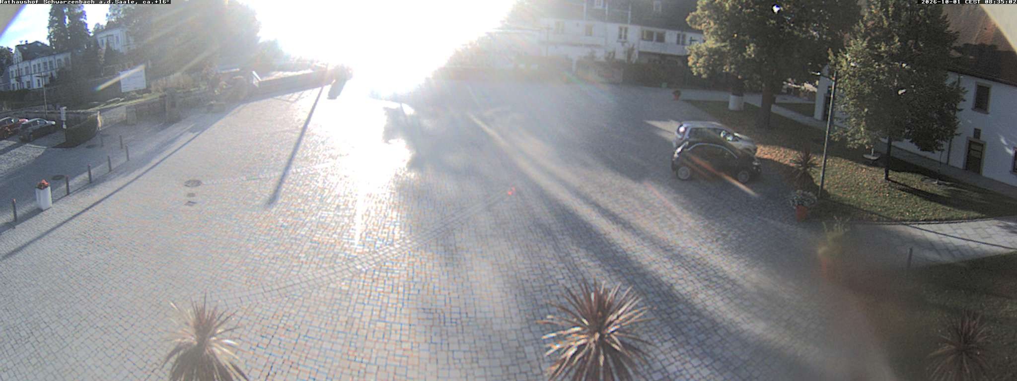 Archiv Foto Webcam Schwarzenbach an der Saale Rathaushof