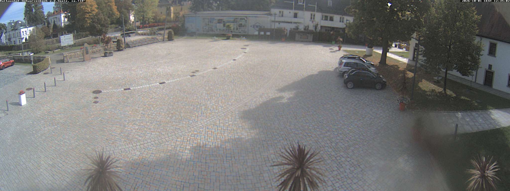 Archiv Foto Webcam Schwarzenbach an der Saale Rathaushof