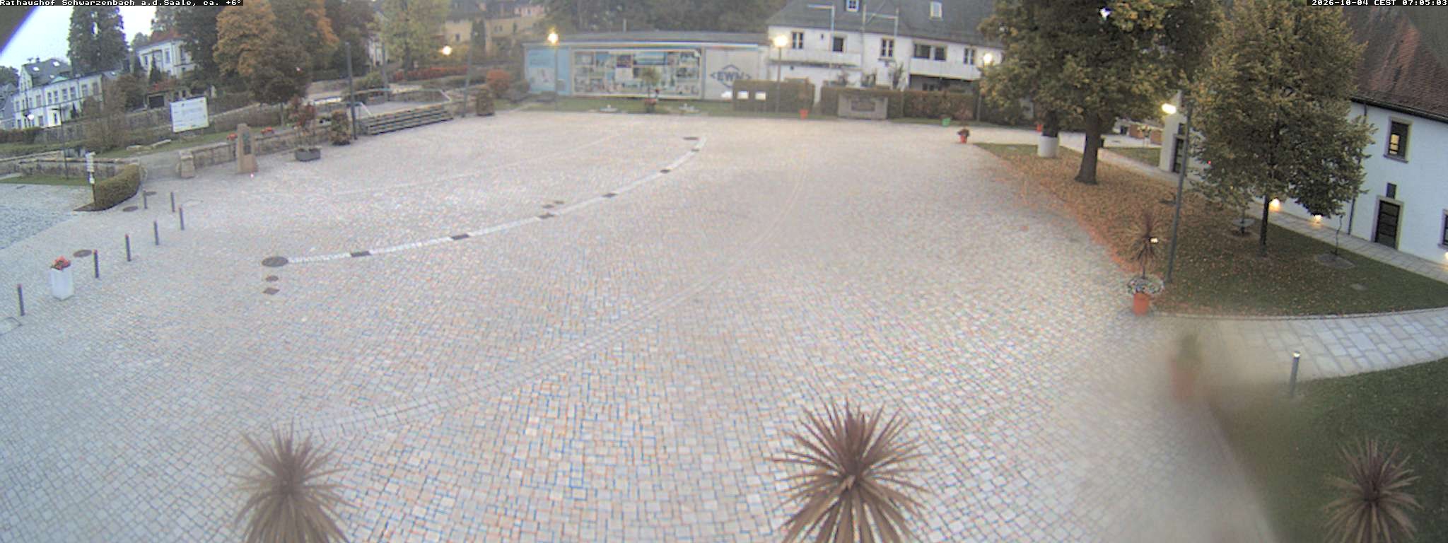 Archiv Foto Webcam Schwarzenbach an der Saale Rathaushof