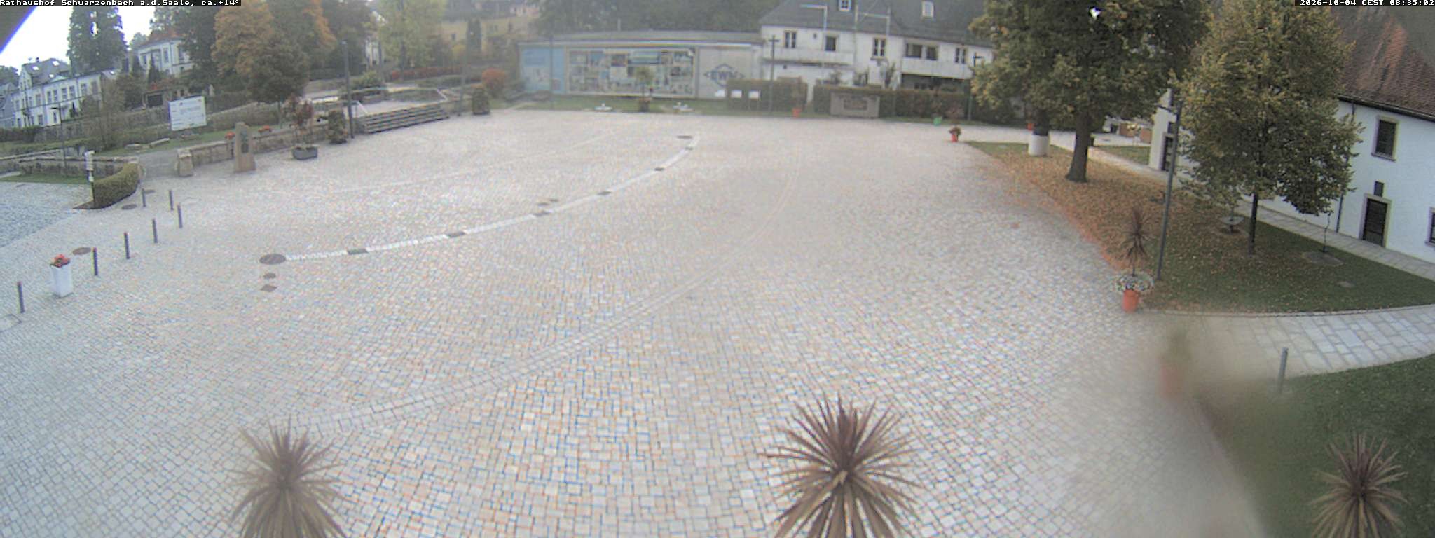 Archiv Foto Webcam Schwarzenbach an der Saale Rathaushof