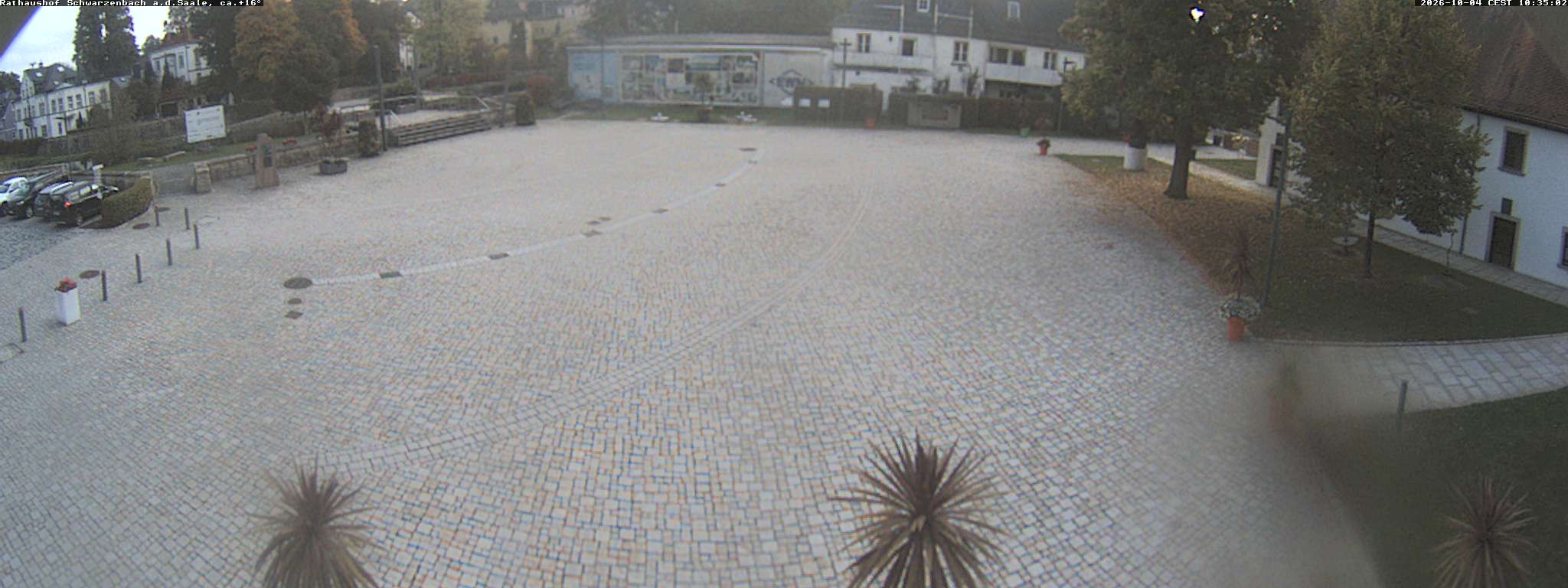 Archiv Foto Webcam Schwarzenbach an der Saale Rathaushof