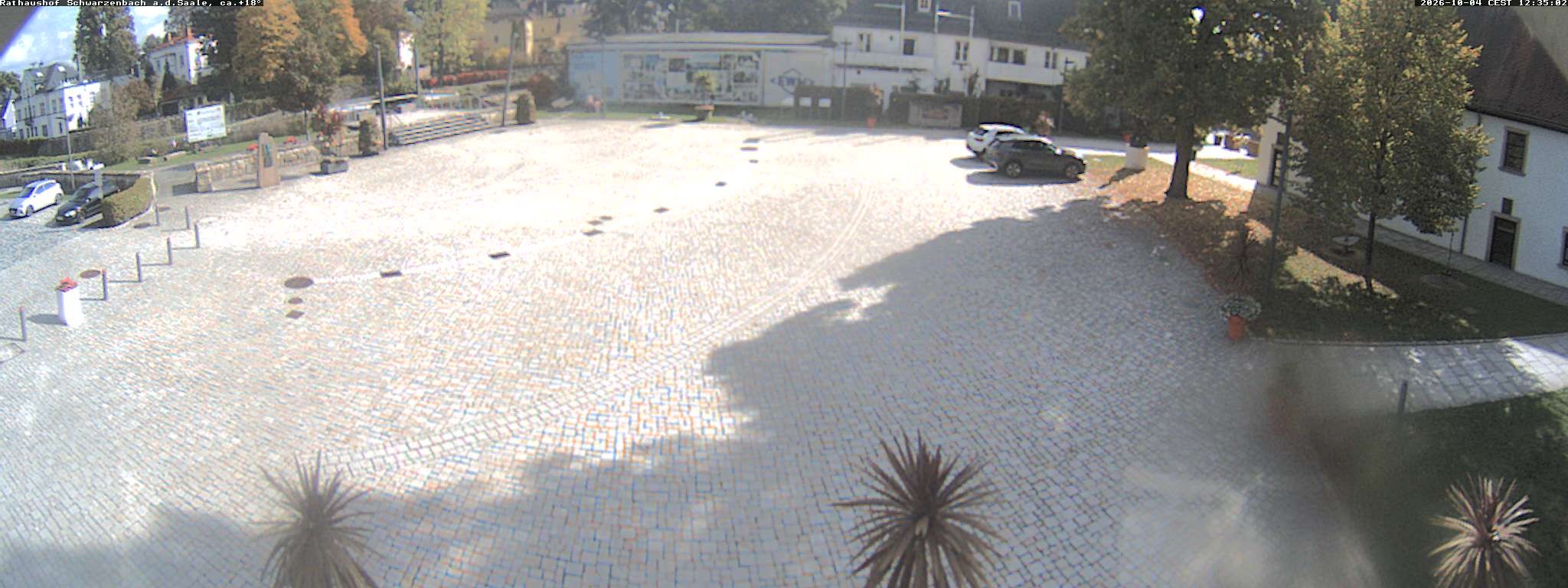 Archiv Foto Webcam Schwarzenbach an der Saale Rathaushof