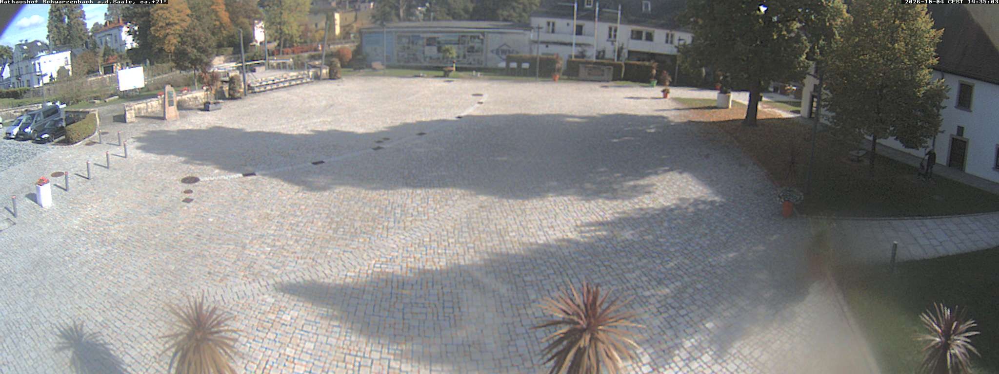 Archiv Foto Webcam Schwarzenbach an der Saale Rathaushof