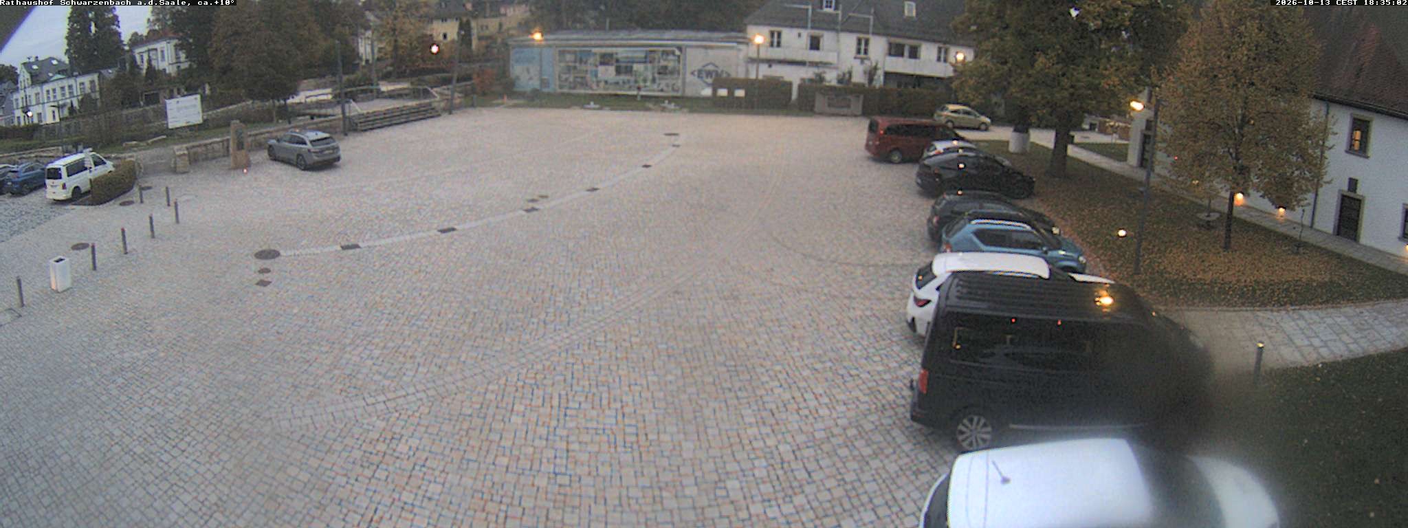 Archiv Foto Webcam Schwarzenbach an der Saale Rathaushof