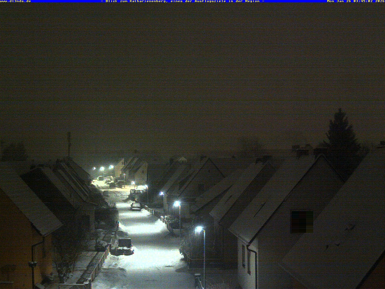 Archived image Webcam Wunsiedel: View to mountain Katharinenberg