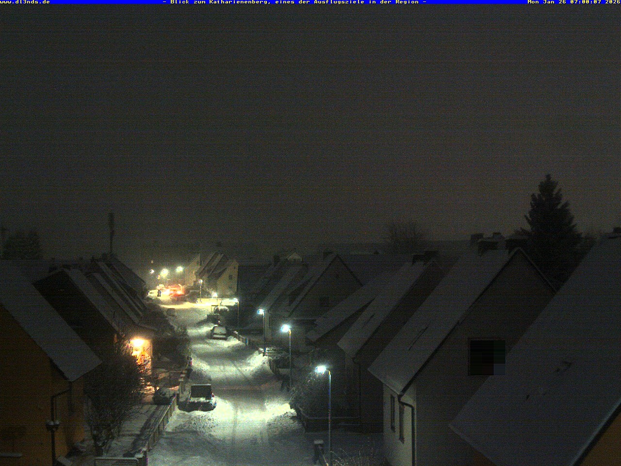 Archived image Webcam Wunsiedel: View to mountain Katharinenberg