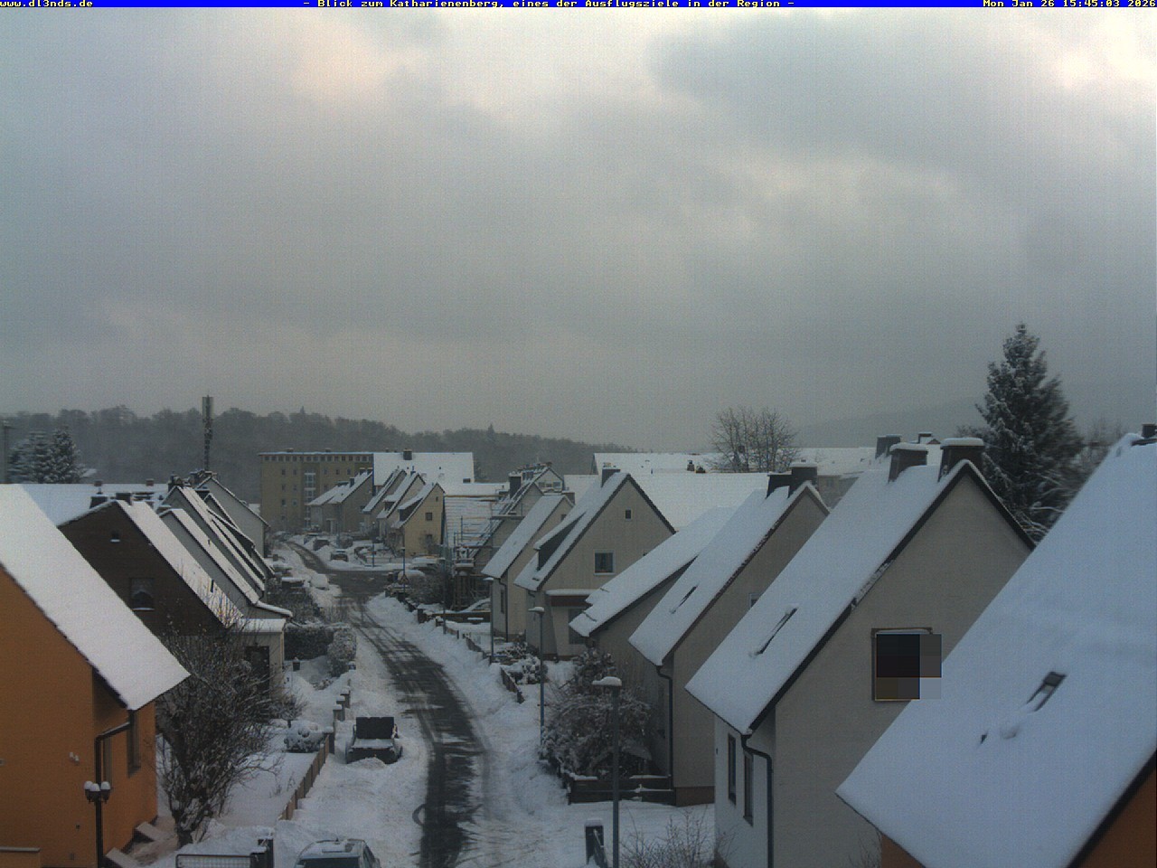 Archived image Webcam Wunsiedel: View to mountain Katharinenberg
